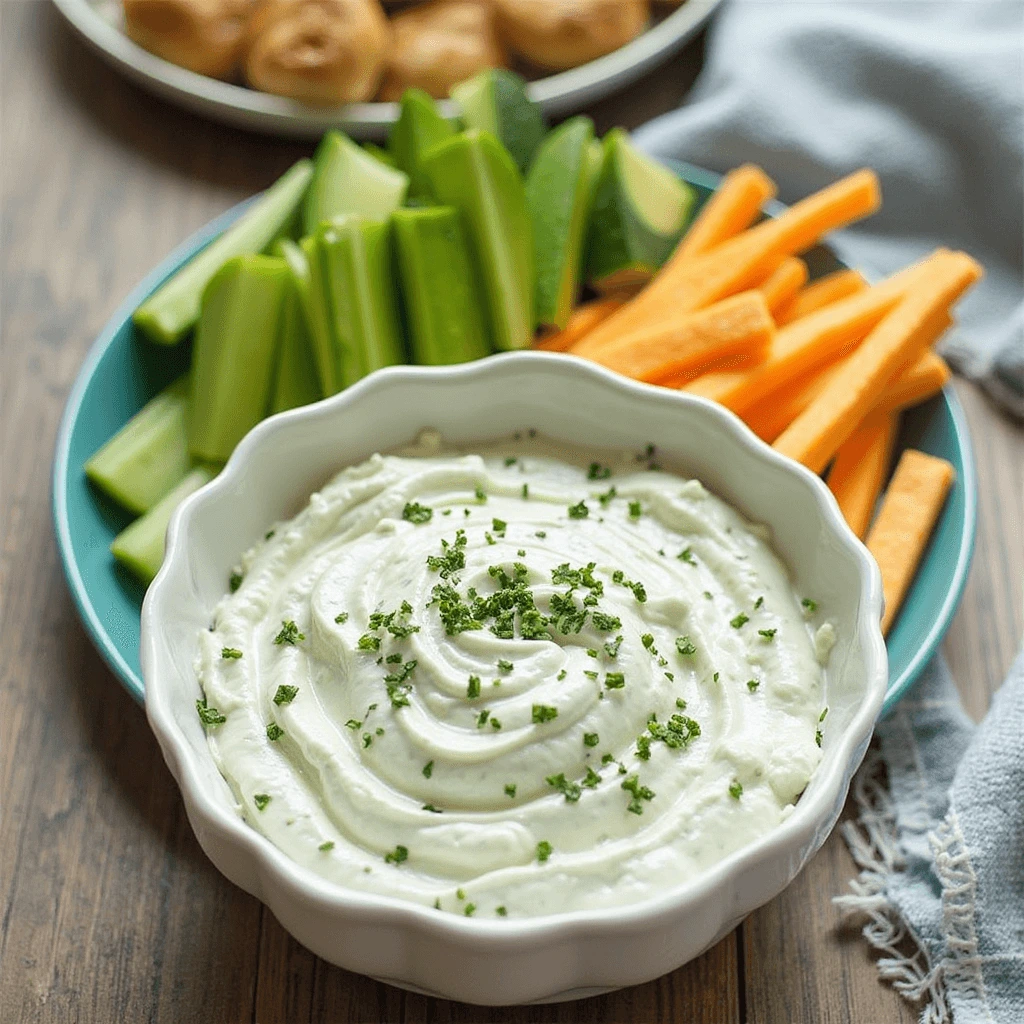 A bowl of traditional Greek Tzatziki Dip with creamy yogurt, cucumber, garlic, and dill, garnished with olive oil and paprika
